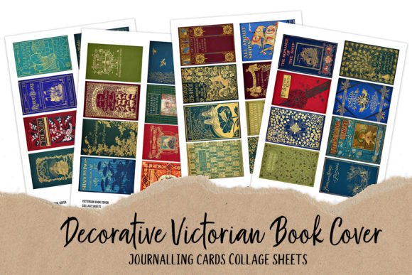 Download Vintage Victorian Book Covers ATC Cards - Cards Collection