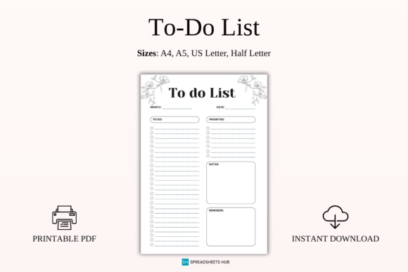 Download To Do List Printable Checklist Planner - Printable checklist Collection