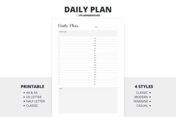 Download Printable Daily Planner - Printable daily planner Collection