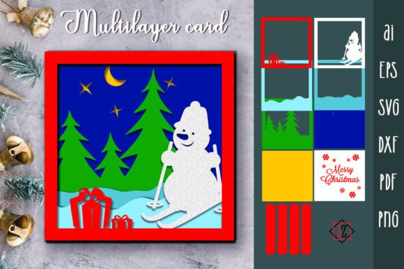Download Multi-layer Christmas Card / DIY Crafts. - Diy Collection
