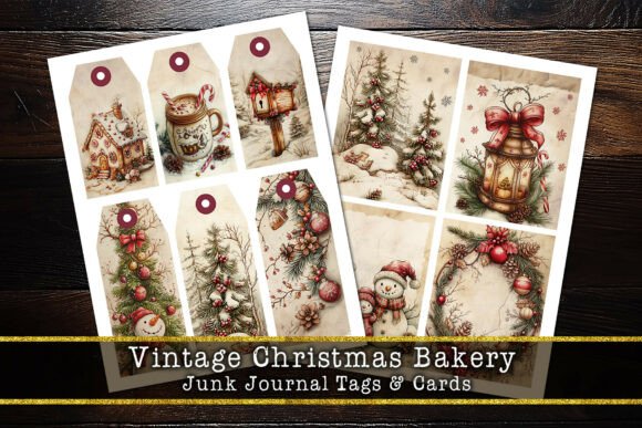Download Christmas Bakery Journal Tags &amp; Cards - Cards Collection