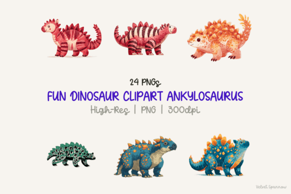 Download Fun Dinosaur Clipart Ankylosaurus - Premium Resources