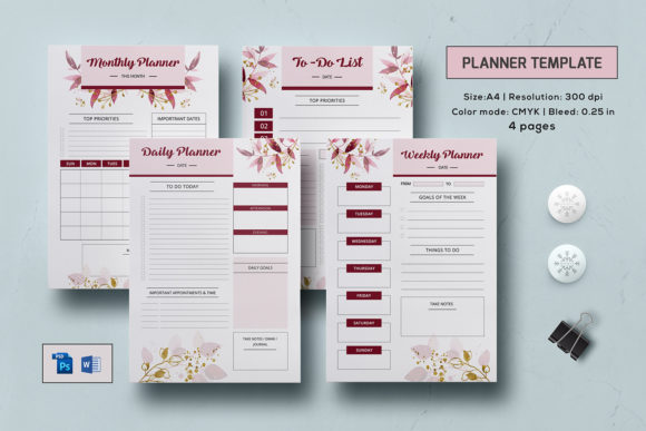 Download Printable Daily Planner Template - Printable daily planner Collection